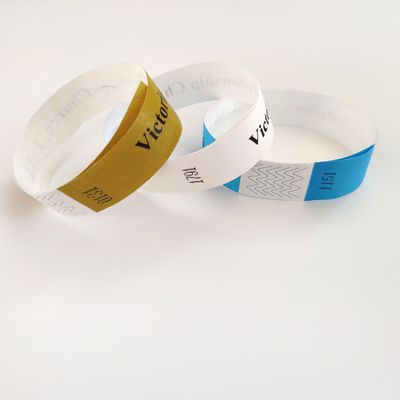 TYK1056D Chinese jaar OEM aangepaste Tyvek papieren polsband met gedrukte techniek