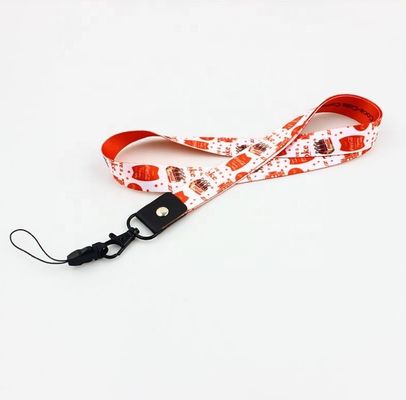 Op maat gemaakte polyester sublimatie tool lanyard sleutelsnoer patroon lanyard met aangepast logo