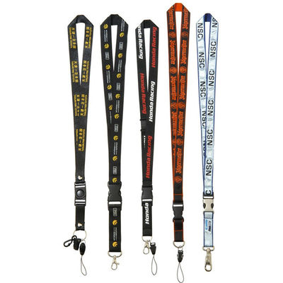 Custom Exhibition Lanyard met Sublimatie Printing en Gepersonaliseerde Sleutelhanger
