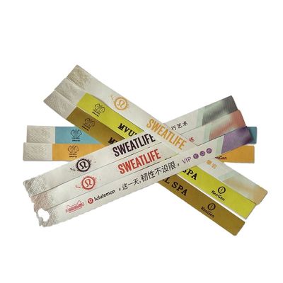 Aanpasbaar Tyvek-armband Afdrukbaar wegwerp-ID-armband voor evenementen en feesten