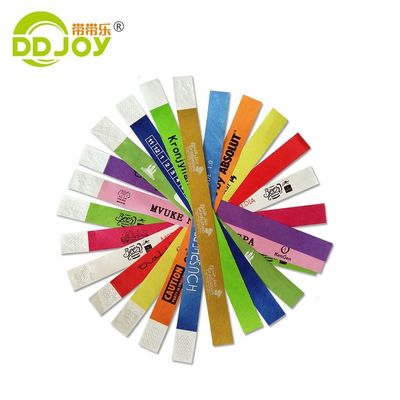 Aanpasbaar Tyvek-armband Afdrukbaar wegwerp-ID-armband voor evenementen en feesten