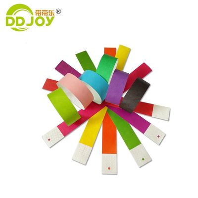 Beveilig uw toegangsbewijs met 3/4 inch Tyvek polsbanden papieren armband inbegrepen