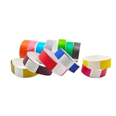 Beveilig uw toegangsbewijs met 3/4 inch Tyvek polsbanden papieren armband inbegrepen