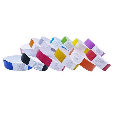 Beveilig uw toegangsbewijs met 3/4 inch Tyvek polsbanden papieren armband inbegrepen