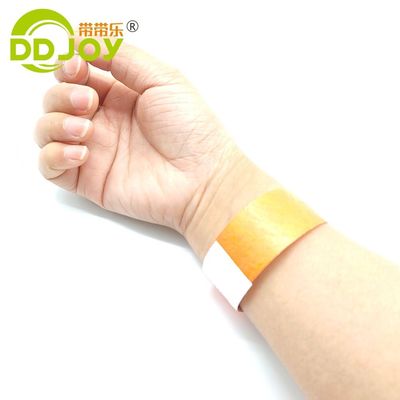 Beveilig uw toegangsbewijs met 3/4 inch Tyvek polsbanden papieren armband inbegrepen