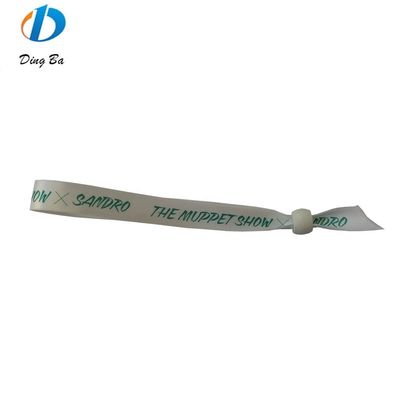 Concert Evenementen Groen Polyester Geweven Stof Gepersonaliseerde Gepersonaliseerde Armbanden Armbanden