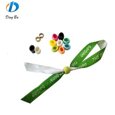 Concert Evenementen Groen Polyester Geweven Stof Gepersonaliseerde Gepersonaliseerde Armbanden Armbanden