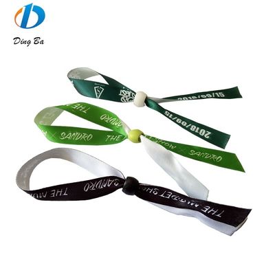 Concert Evenementen Groen Polyester Geweven Stof Gepersonaliseerde Gepersonaliseerde Armbanden Armbanden