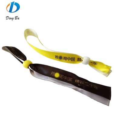 Concert Evenementen Groen Polyester Geweven Stof Gepersonaliseerde Gepersonaliseerde Armbanden Armbanden