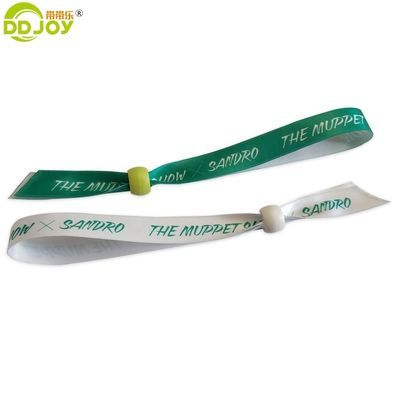 100pcs Sublimated Satin Ribbon Armband voor Festival Custom Gifts Promotie