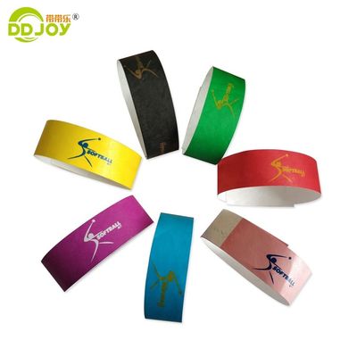 Goedkope op maat gedrukte Tyvek-armbanden voor evenementen en feesten