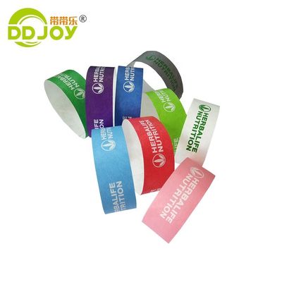 DDJOY Custom Tyvek Material Party Unisex 3/4 inch Armbanden Unisex Party Accessoires