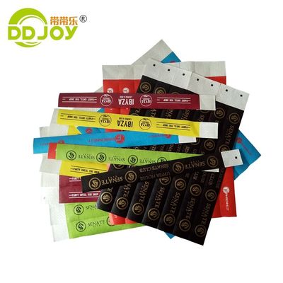 DDJOY Custom Tyvek Material Party Unisex 3/4 inch Armbanden Unisex Party Accessoires