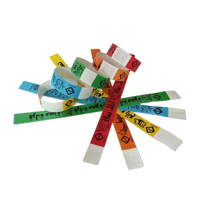 Unisex Cartoon Tyvek Armbanden voor Custom Logo Printing bij Favor Events Party Items
