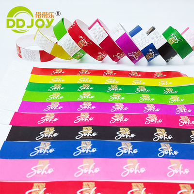 Custom Event Armband Vakantie Evenementen Eenkleurige druk Vinyl Armbanden voor feest