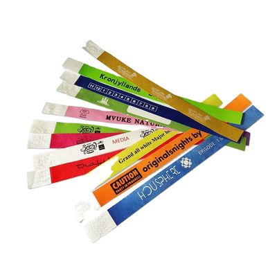 Custom Events Armbanden Snelle verzending via DHL FEDEX UPS TNT EMS Dupont Paper/Tyvek