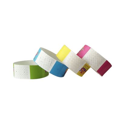 Unisex concertfeest Waterdicht Papier Materiaal Ticket Armband met Custom Print