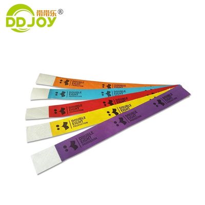 Unisex concertfeest Waterdicht Papier Materiaal Ticket Armband met Custom Print