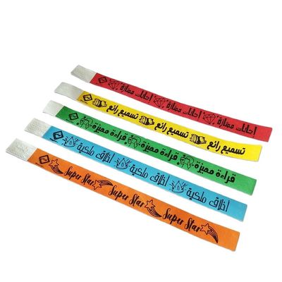 Party Tyvek papieren identificatiearmbanden voor evenementen waterdicht en traanbestendig