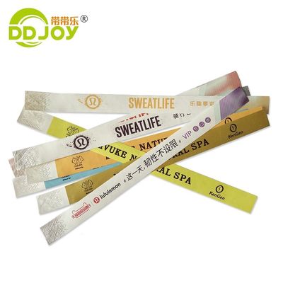Tyvek-papieren armbanden op maat waterbestendig volkleurend drukbandjes voor cadeautjes