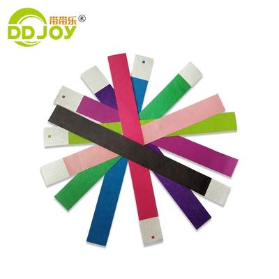 1 inch Rode Tyvek papieren polsbandjes Custom Design voor evenementen 250*25mm/250*19mm