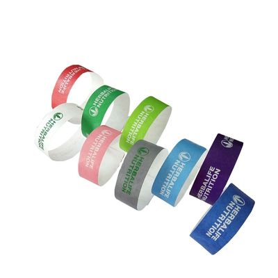 Doelgroep Eindgebruikers Evenementen en festivals Custom Tyvek Armbanden voor park/club/feest