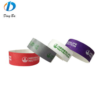 Doelgroep Eindgebruikers Evenementen en festivals Custom Tyvek Armbanden voor park/club/feest