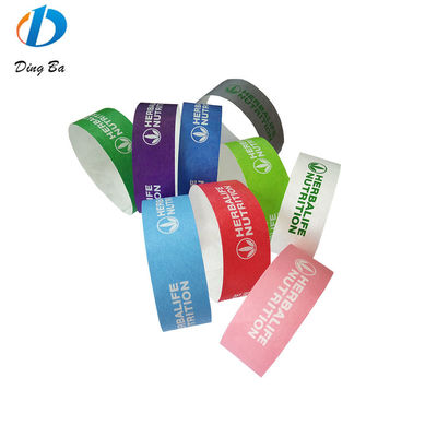 Doelgroep Eindgebruikers Evenementen en festivals Custom Tyvek Armbanden voor park/club/feest