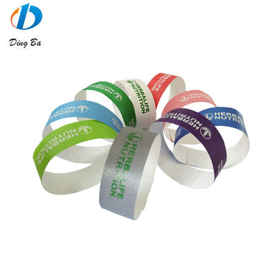 Doelgroep Eindgebruikers Evenementen en festivals Custom Tyvek Armbanden voor park/club/feest