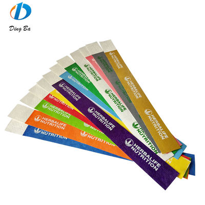 Doelgroep Eindgebruikers Evenementen en festivals Custom Tyvek Armbanden voor park/club/feest