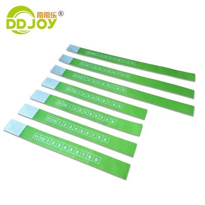250*19mm Tyvek papieren polsbanden CLASSIC stijl voor evenementen / speeltuin / festival eenmalig