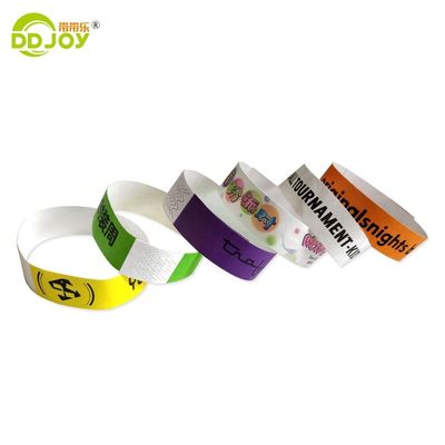 Custom Tyvek Armband voor speciale evenementen 250*25mm/250*19mm Custom Design