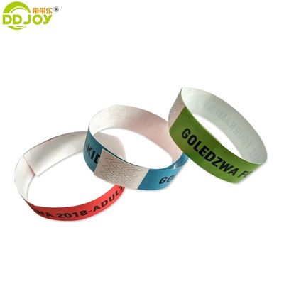 Custom Tyvek Armband voor speciale evenementen 250*25mm/250*19mm Custom Design