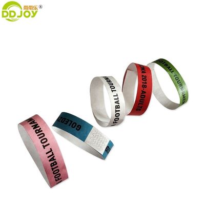 Custom Tyvek Armband voor speciale evenementen 250*25mm/250*19mm Custom Design
