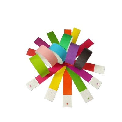 Gepersonaliseerd logo waterdicht Tyvek papieren polsband voor kerstversiering en binnen