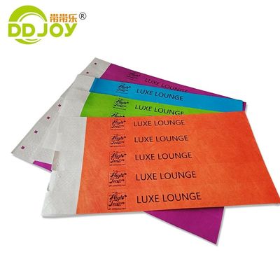 Populaire Tyvek Armband Custom Logo Wegwerppapier Armband Party