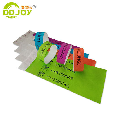 Populaire Tyvek Armband Custom Logo Wegwerppapier Armband Party