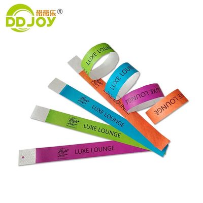 Populaire Tyvek Armband Custom Logo Wegwerppapier Armband Party