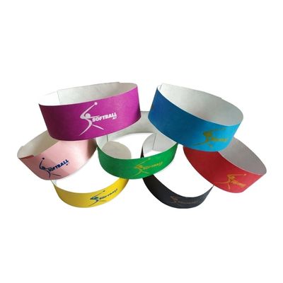 Custom Tyvek waterdichte polsband voor evenement feest feest en bruiloft OEM Customized