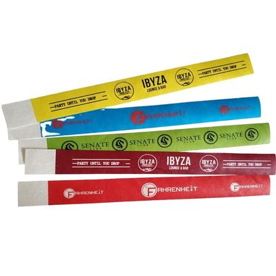 Custom Tyvek waterdichte polsband voor evenement feest feest en bruiloft OEM Customized
