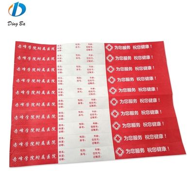 Custom Tyvek waterdichte polsband voor evenement feest feest en bruiloft OEM Customized