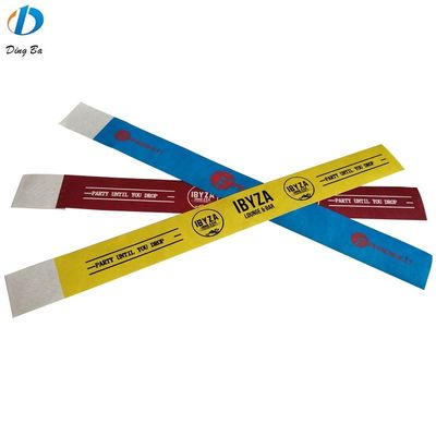 Custom Tyvek waterdichte polsband voor evenement feest feest en bruiloft OEM Customized